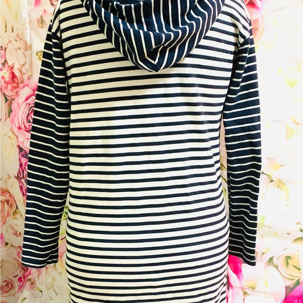 Nautical Striped Lace-Up Women's Tunic - Picture 3 of 8